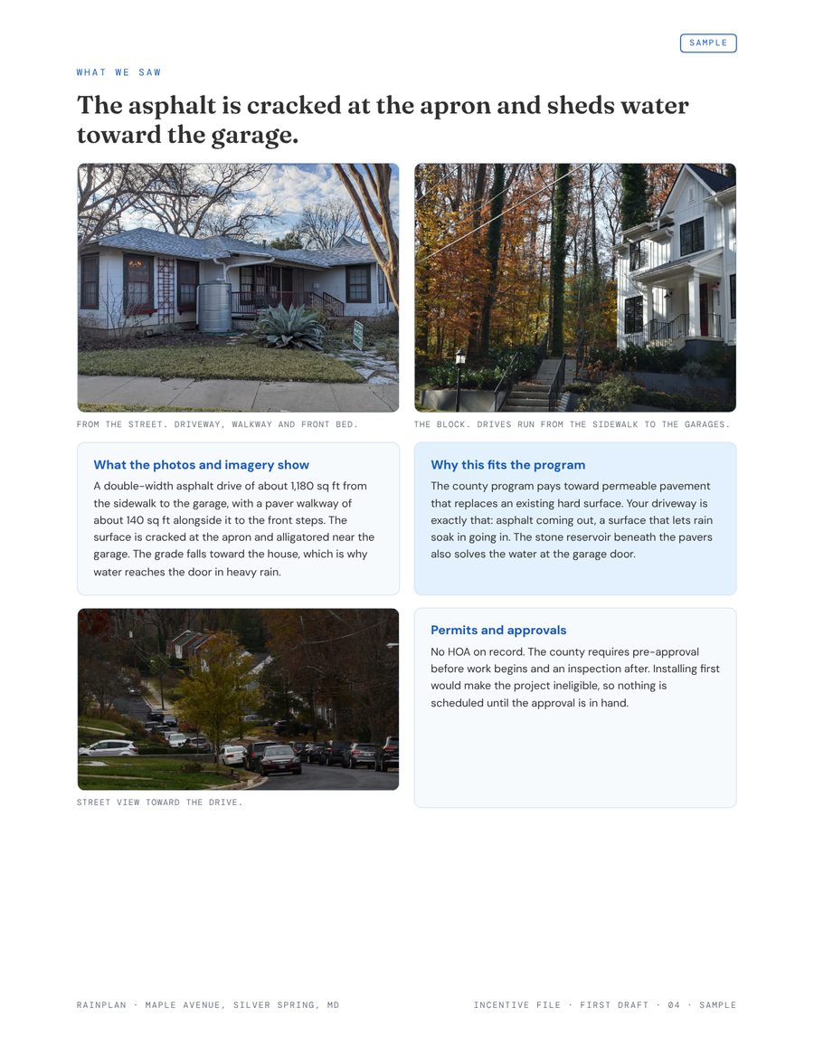What we saw page