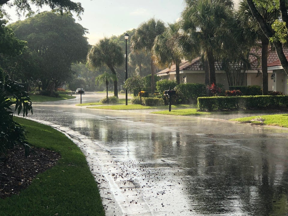 stormwater runoff on street