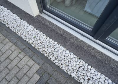 drainage system around foundation of house