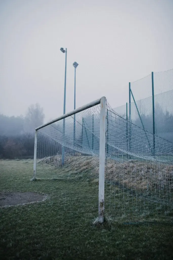 muddy goal post