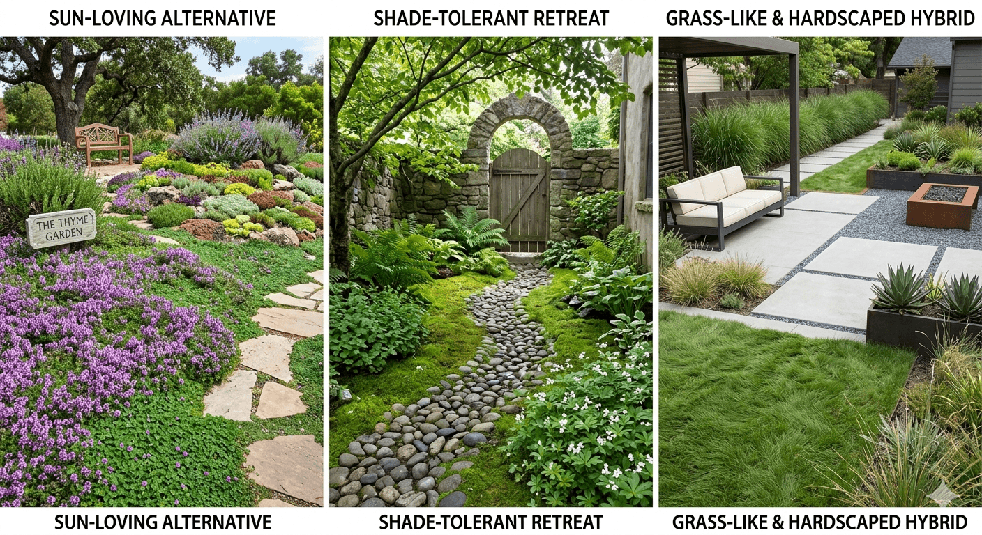 sun loving, shade tolerant, grass-like hybrid