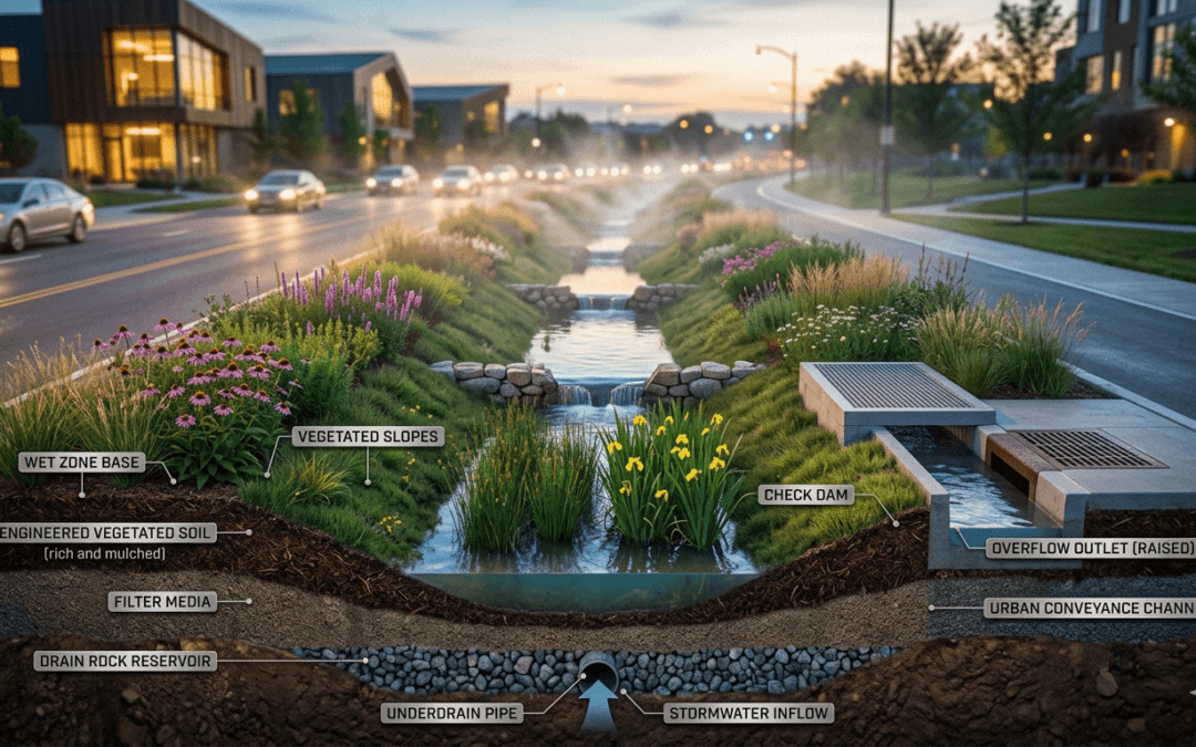 Bioswale: What it is and How it Manages Stormwater [2026]