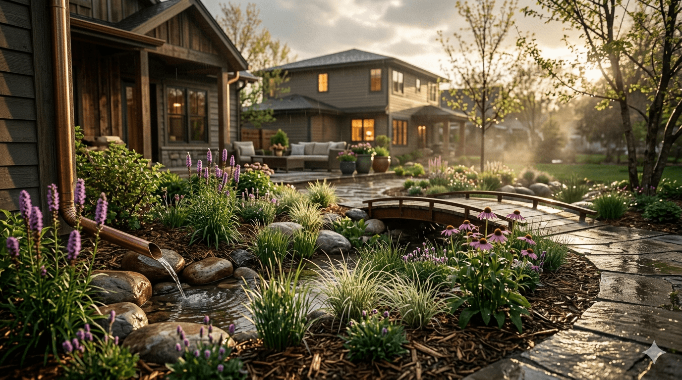 Rain garden design Rain garden design